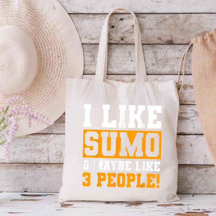 Sumo Wrestling Introvert Wrestler Sumotori Japanese Sport Canvas Tote Bag