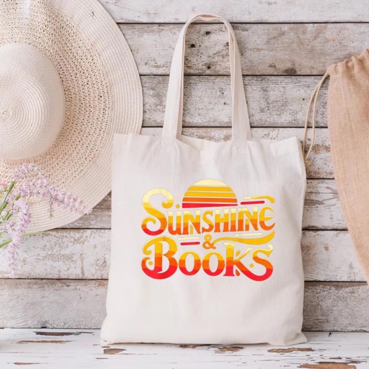 Sunshine & Books For Bookworm Summer Reading Canvas Tote Bag