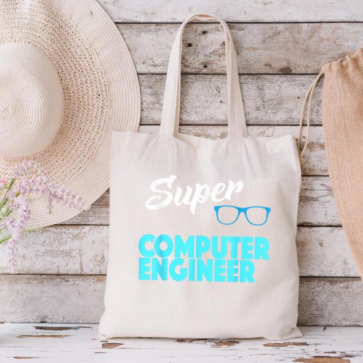 Super Computer Engineer New Job Graduation Canvas Tote Bag