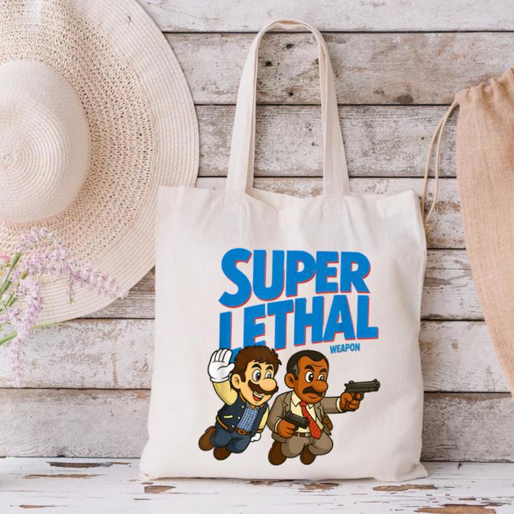 Super Lethal Cute Nostalgia Canvas Tote Bag Super Lethal Cute Nostalgia Canvas Tote Bag
