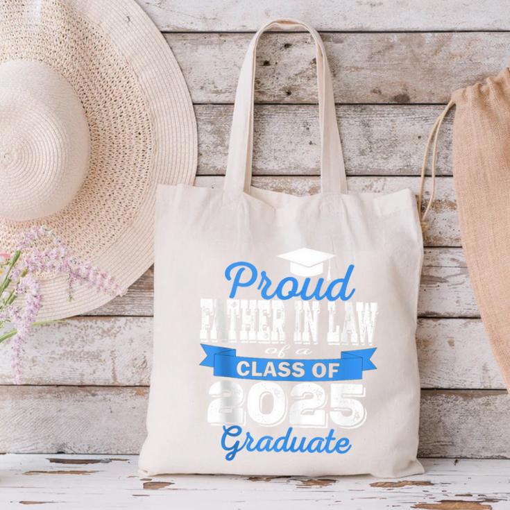 Super Proud Father In Law Of 2025 Graduate Graduation Family Canvas Tote Bag