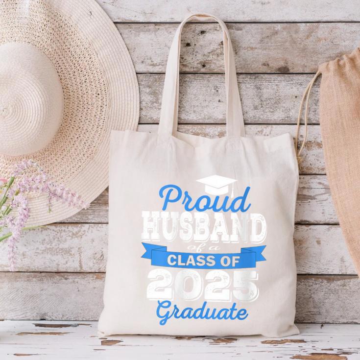 Super Proud Husband Of 2025 Graduate Graduation Family Canvas Tote Bag