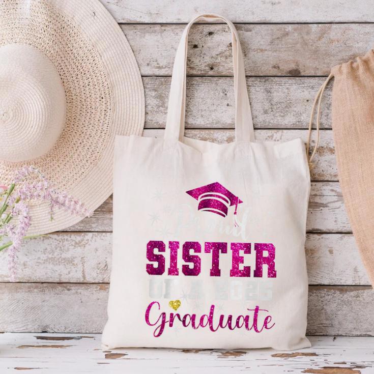 Super Proud Sister Of 2025 Graduate Senior Graduation Family Premium Tri-Blend Canvas Tote Bag
