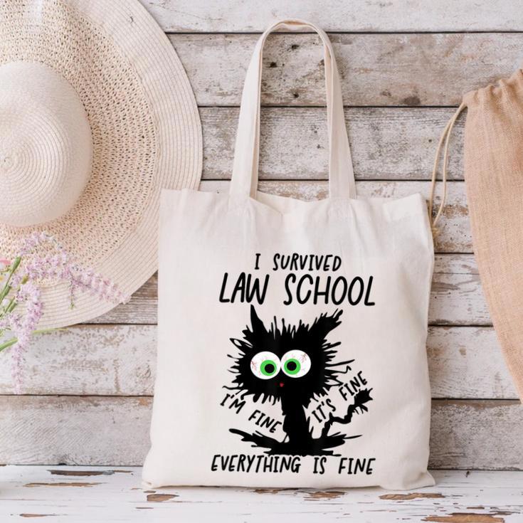 I Survived Law School Graduation 2025 2026 Canvas Tote Bag