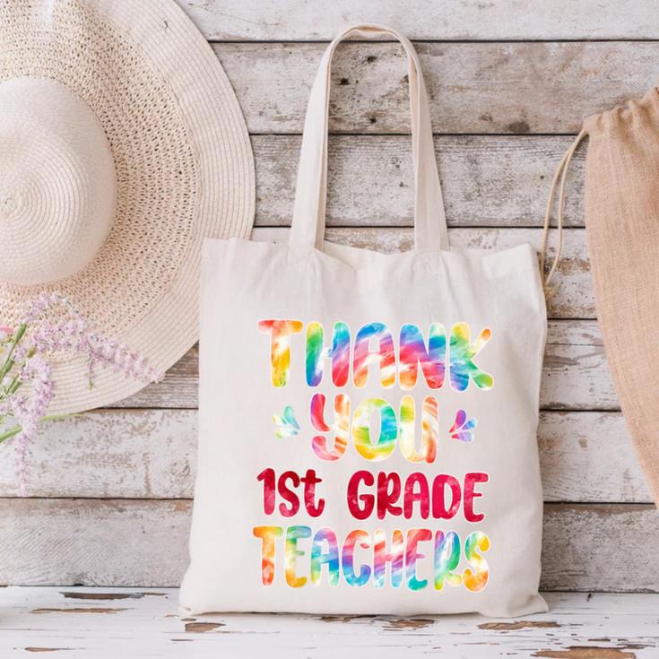 Thank You 1st Grade Teachers Graduation Last Day Of School Canvas Tote Bag
