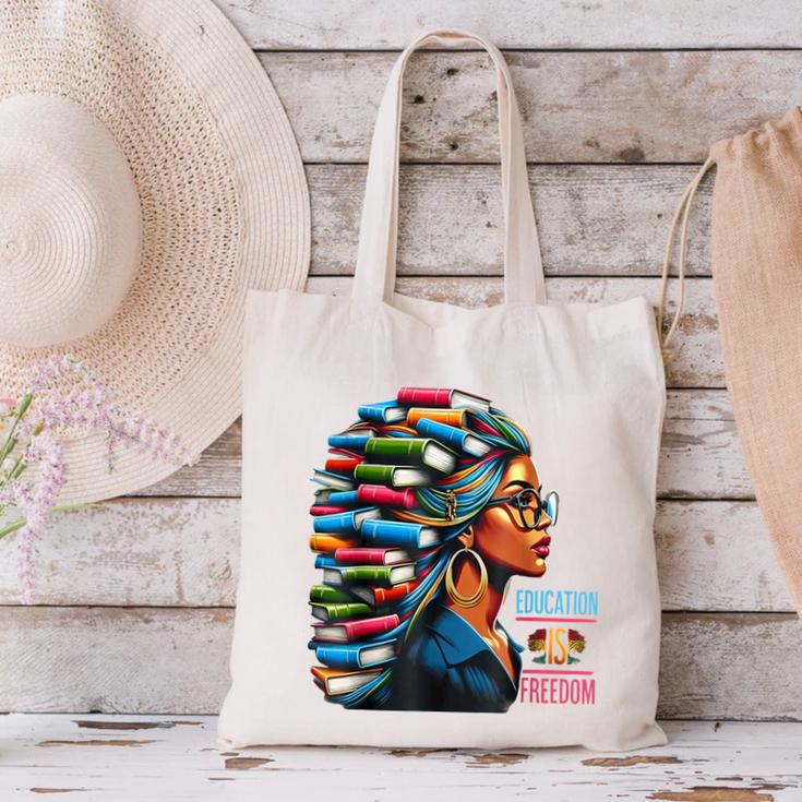 History Education Is Freedom Books Teacher Women Girls Canvas Tote Bag