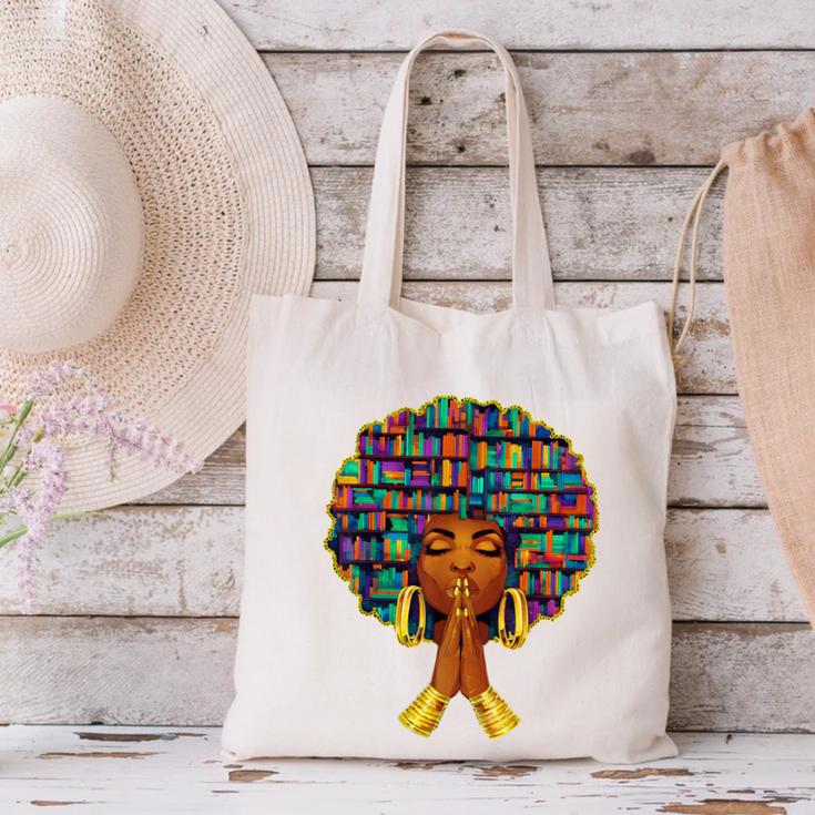 History Month Afro Women Book Lover Librarian Teacher Canvas Tote Bag History Month Afro Women Book Lover Librarian Teacher Canvas Tote Bag