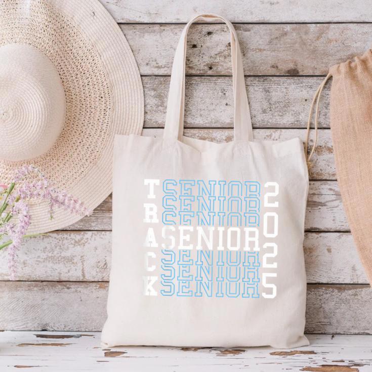 Track Senior Night Track Senior 2025 Graduation 50 Canvas Tote Bag