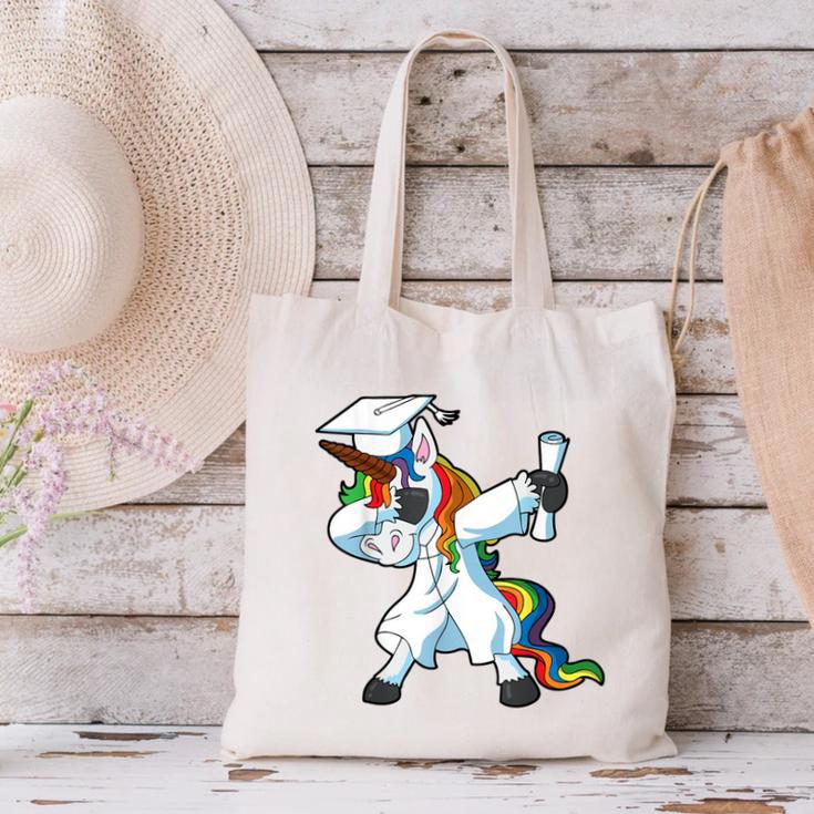 Unicorn Student Graduation 2022 Boys Girls Teenagers Teen Canvas Tote Bag
