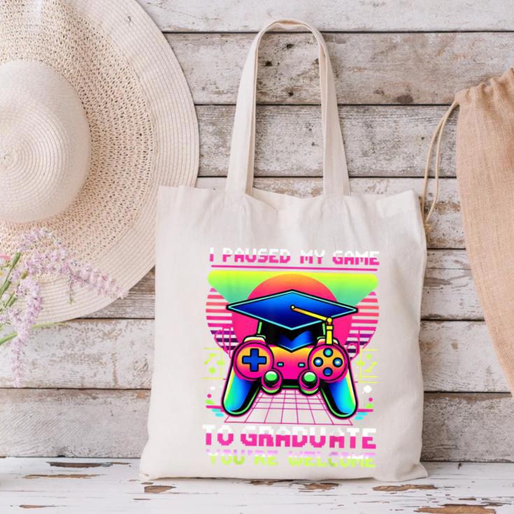 Video Gamer Graduate Graduation Grad Gaming Canvas Tote Bag