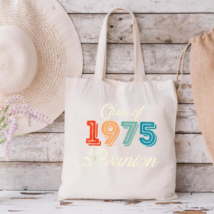 Vintage Class Of 1975 Reunion 50th Graduation Classmate Cool Canvas Tote Bag