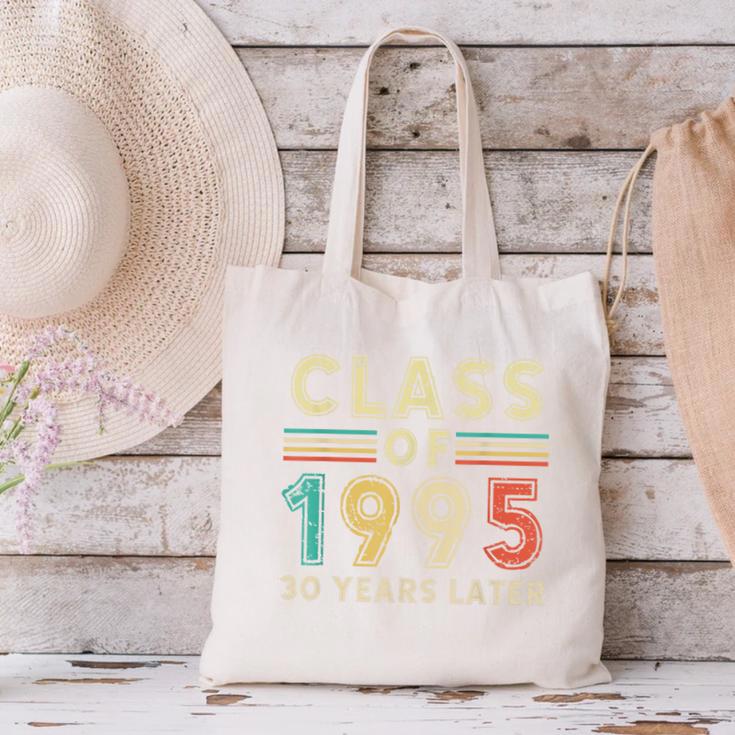 Vintage Class Of 1995 30th Reunion Alumni Graduation Party Canvas Tote Bag