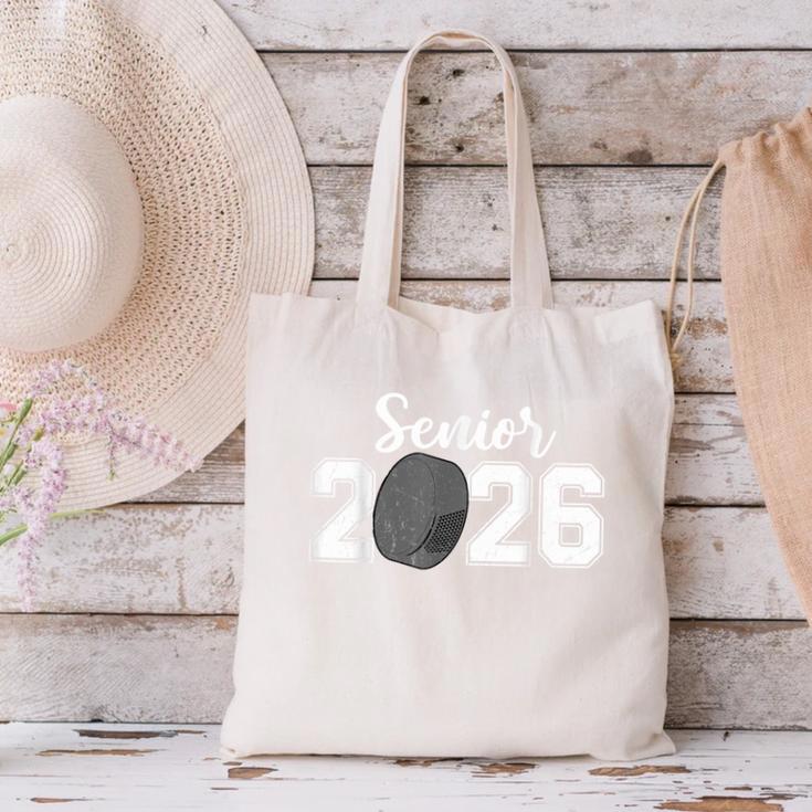 Vintage Class Of 2026 Hockey Senior 2026 Graduation 2026 Canvas Tote Bag