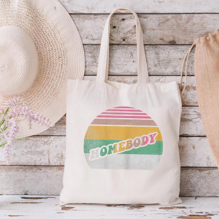 Vintage Homebody Shirt Stay At Home Quarantine Introvert Canvas Tote Bag Vintage Homebody Shirt Stay At Home Quarantine Introvert Canvas Tote Bag