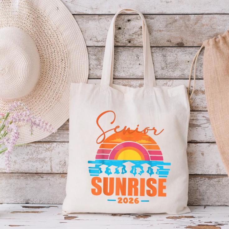 Vintage SENIOR SUNRISE 2026 Seniors Of Class Graduation Canvas Tote Bag