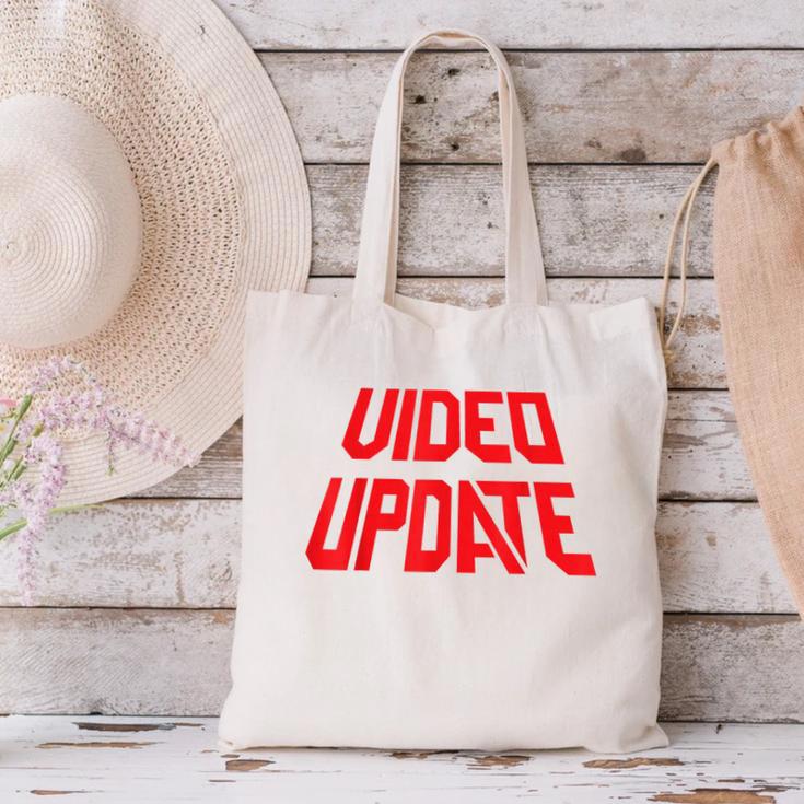 Vintage Video Update – 90s VHS Rental Nostalgia Minnesota Canvas Tote Bag
