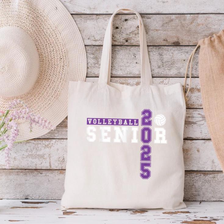 Volleyball Senior Night Volleyball Senior 2025 Graduation 26 Canvas Tote Bag