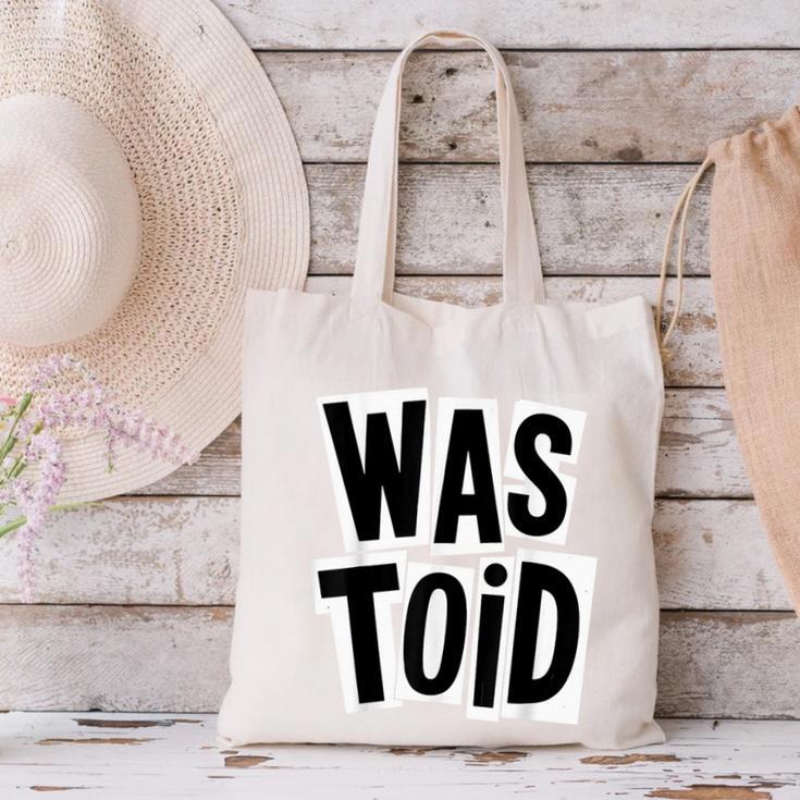 Wastoid 80s Slang Retro Teen Quote Gen X Nostalgia Canvas Tote Bag
