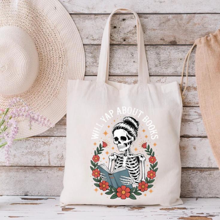 Will Yap About Books Canvas Tote Bag