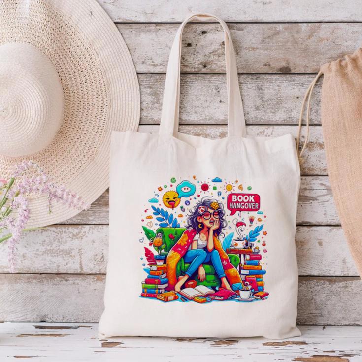 Woman Book Lover Book Hangover Woman Premium Tri-Blend Canvas Tote Bag Woman Book Lover Book Hangover Woman Premium Tri-Blend Canvas Tote Bag