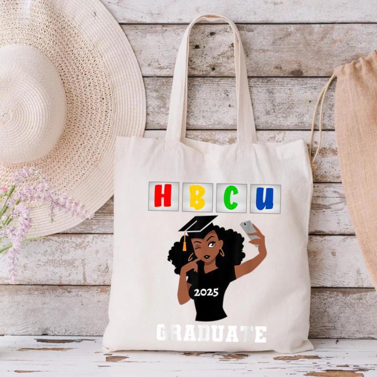 Women HBCU Grad 2025 College Graduation Apparel Canvas Tote Bag