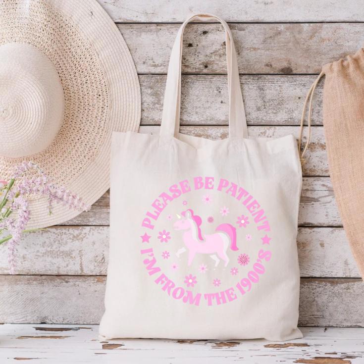 Women Please Be Patient I'm From The 1900s Premium Canvas Tote Bag