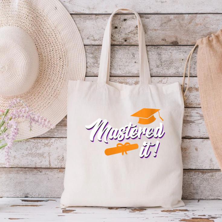 Women's Master Graduation 2026 Mastered It Master's Degree Canvas Tote Bag