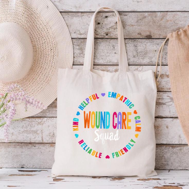 Wound Care Nurse Squad Appreciation Graduation Staff RN Canvas Tote Bag