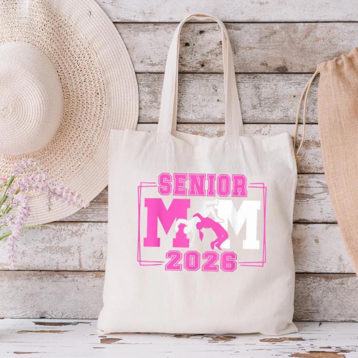 Wrestling Senior Mom Wrestling Senior 2026 Graduation Canvas Tote Bag