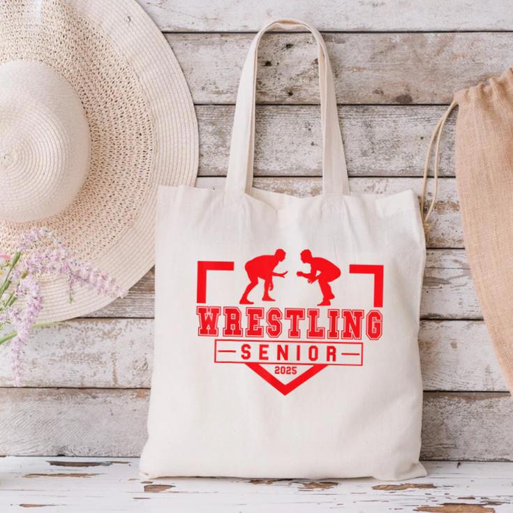 Wrestling Senior Night Wrestling Senior 2025 Graduation 11 Canvas Tote Bag