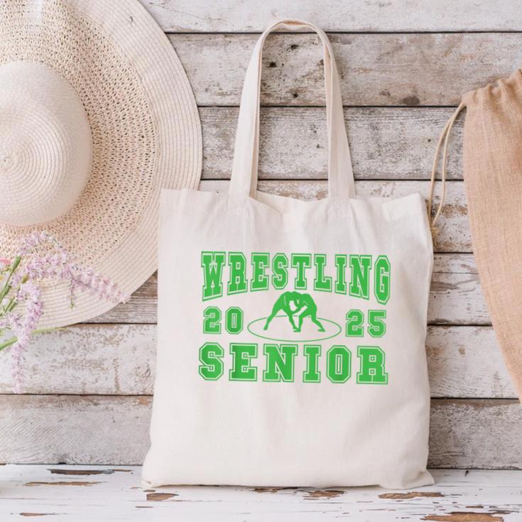 Wrestling Senior Night Wrestling Senior 2025 Graduation 32 Canvas Tote Bag