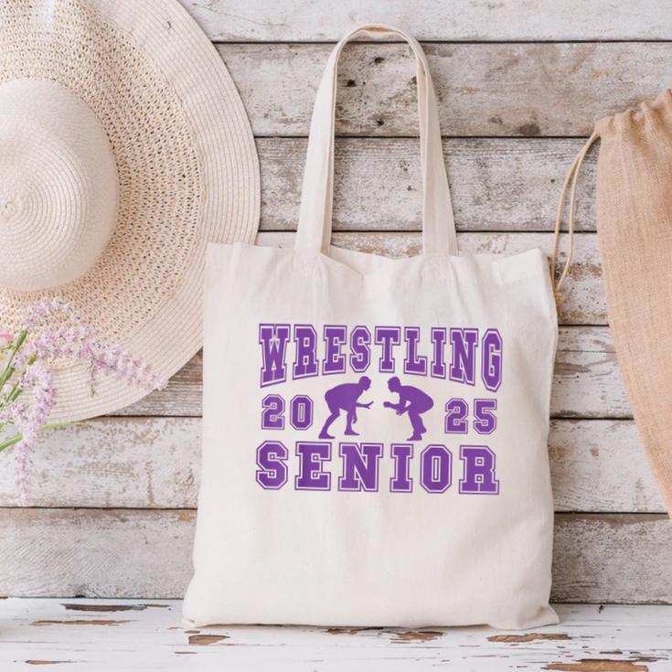 Wrestling Senior Night Wrestling Senior 2025 Graduation 49 Canvas Tote Bag