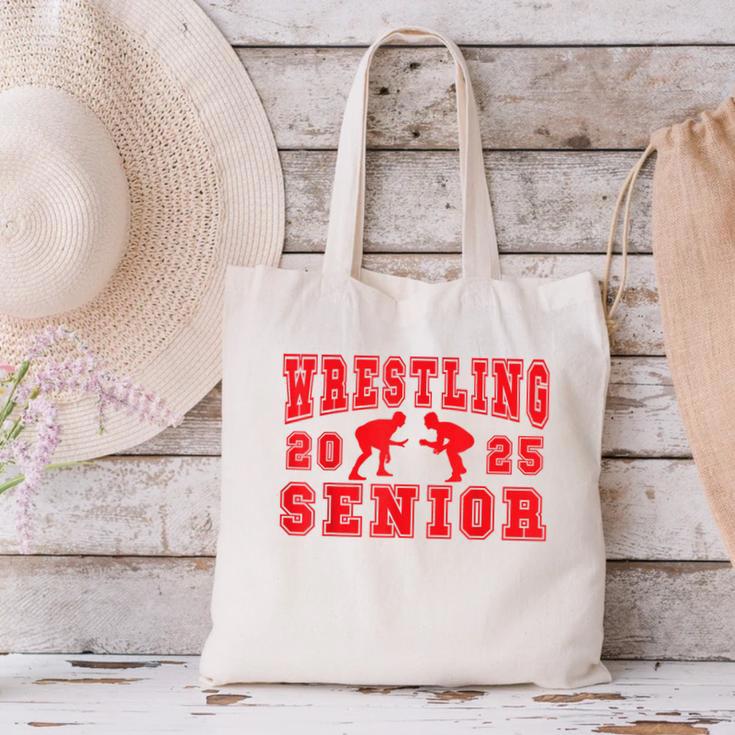 Wrestling Senior Night Wrestling Senior 2025 Graduation 7 Canvas Tote Bag