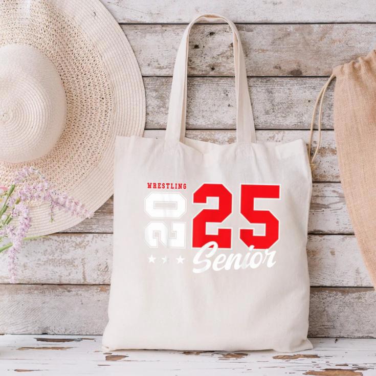 Wrestling Senior Night Wrestling Senior 2025 Graduation 75 Canvas Tote Bag