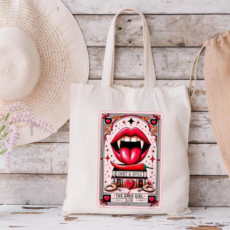 Yes Sir The Good-Girl The Good-Girl Tarot Card Smut Book Canvas Tote Bag