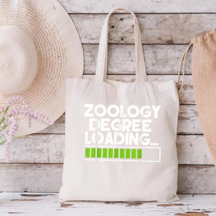 Zoology Degree Loading Zoologist Graduation Student Tee Canvas Tote Bag