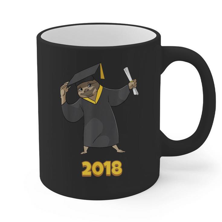 2018 Graduation Shirts Sloth Lovers For Women Teens Graphic Print Coffee Mug