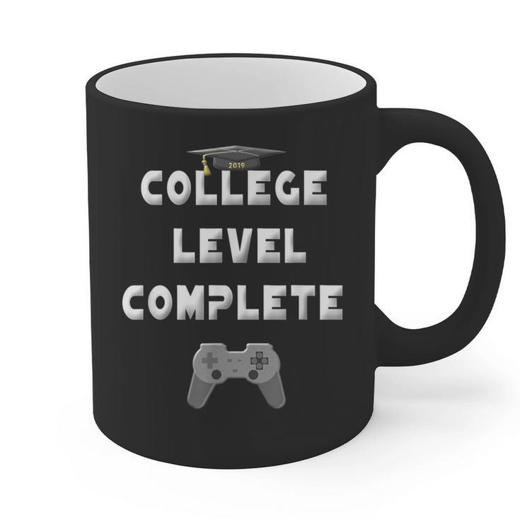 2019 College Level Complete Gamer Graduation Shirts Graphic Print Coffee Mug