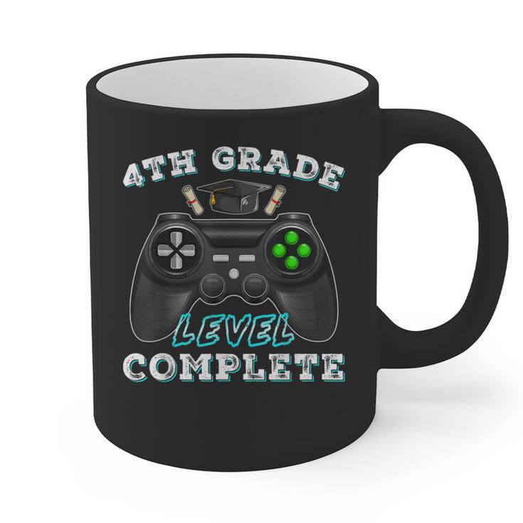 4th Grade Level Complete Gamer 4 Grade Graduation Graphic Print Coffee Mug