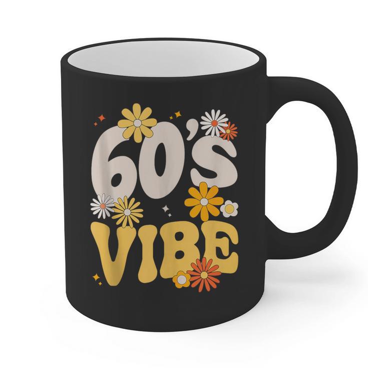 60's Vibe Vintage Nostalgia Mixtape Era 1960s Party Groovy Graphic Print Coffee Mug