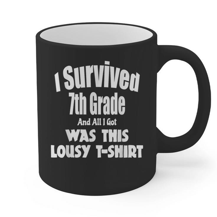 7th Seven Grade Graduation Shirt Boy Girl Graduate Education Graphic Print Coffee Mug