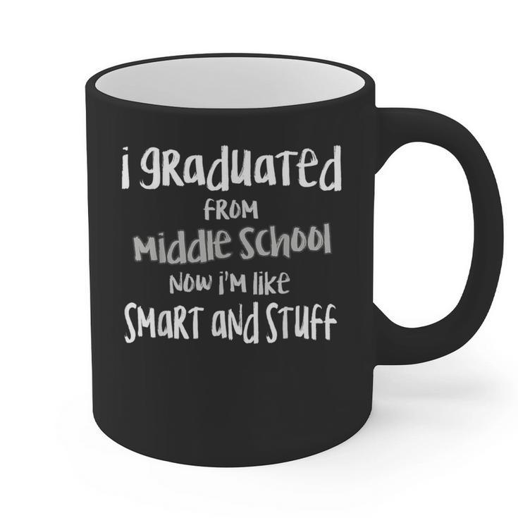 8th Grade Grad Middle School Graduation Junior High Graduate Graphic Print Coffee Mug