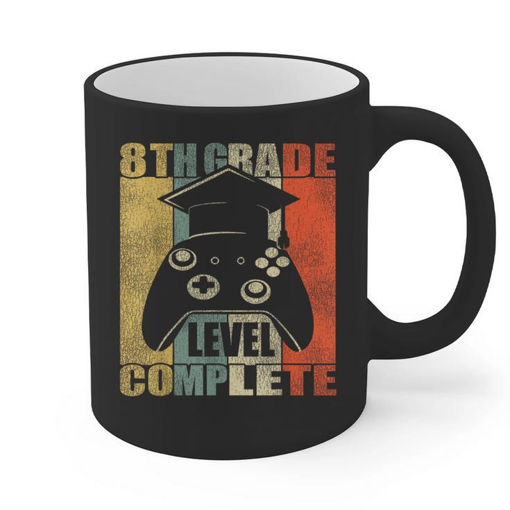 8th Grade Level Complete Gamer Class Of 2024 Graduation Graphic Print Coffee Mug