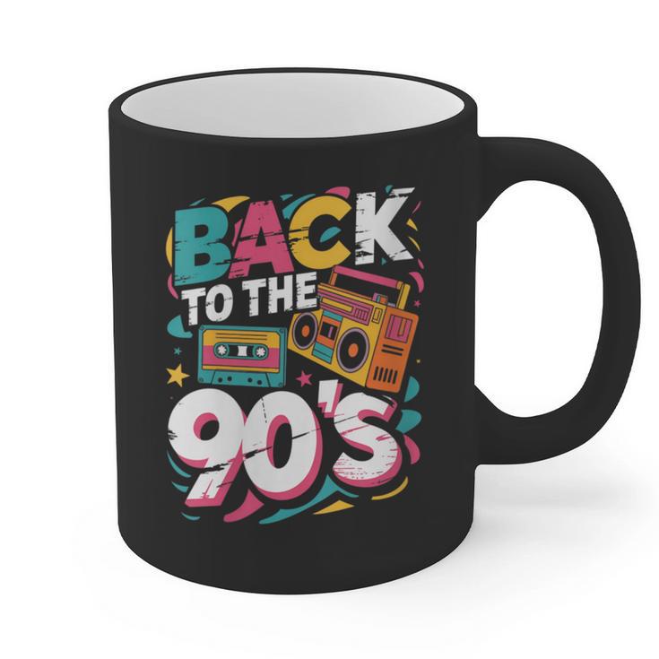 90's Nineties Nostalgia Costume Party Back To The 90s Graphic Print Coffee Mug