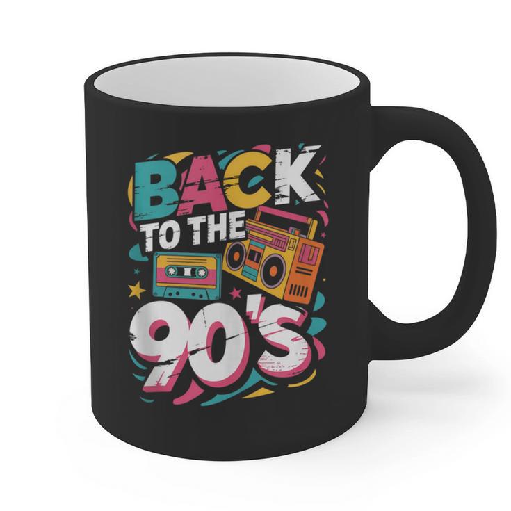 90's Nineties Nostalgia Costume Party Back To The 90s Graphic Print Coffee Mug