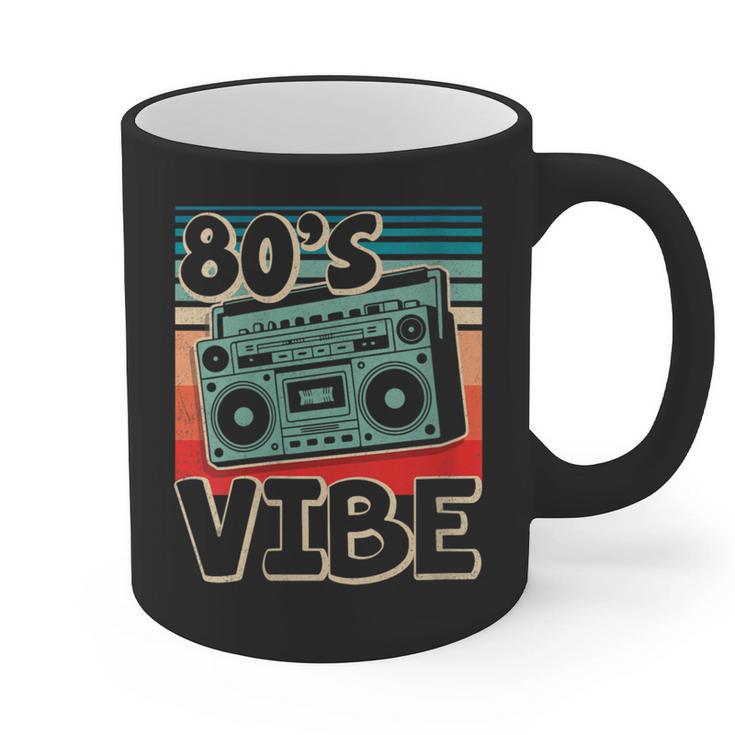 90's Vibe Vintage Style Cassette Tape Nostalgia 1990s Party Graphic Print Coffee Mug