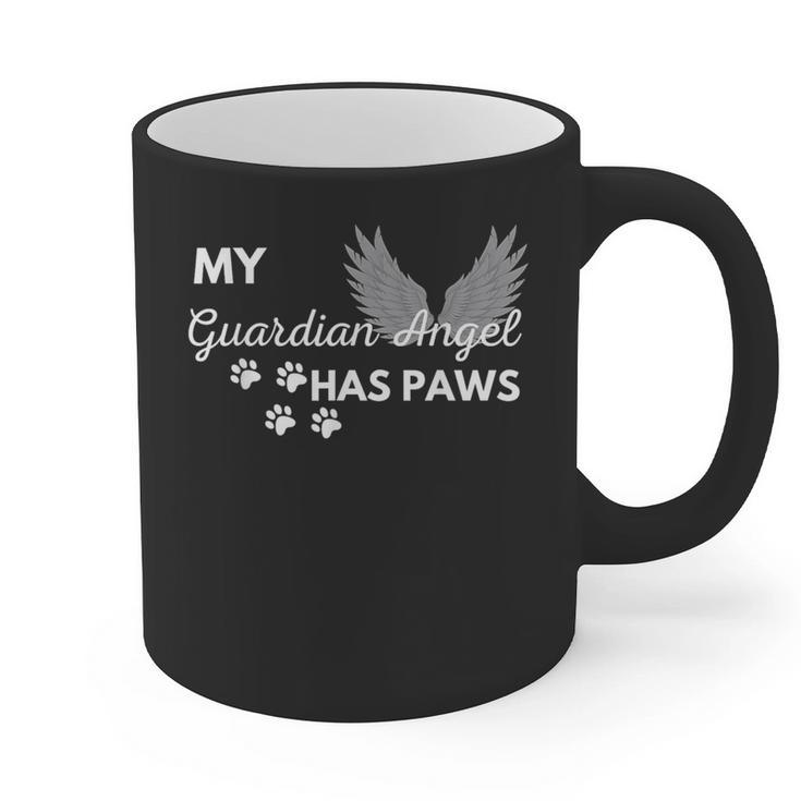 My Angel Has Paws Shirt Pet Memorial Cat Dog Dad Mom Men Women Girls Kids Graphic Print Coffee Mug