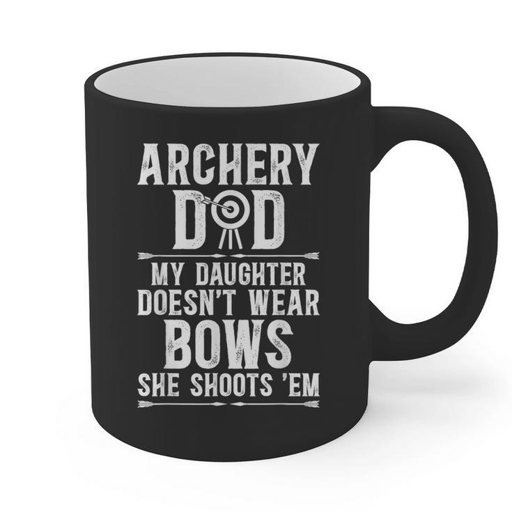 Archery Dad Dad Of An Archer Father Graphic Print Coffee Mug