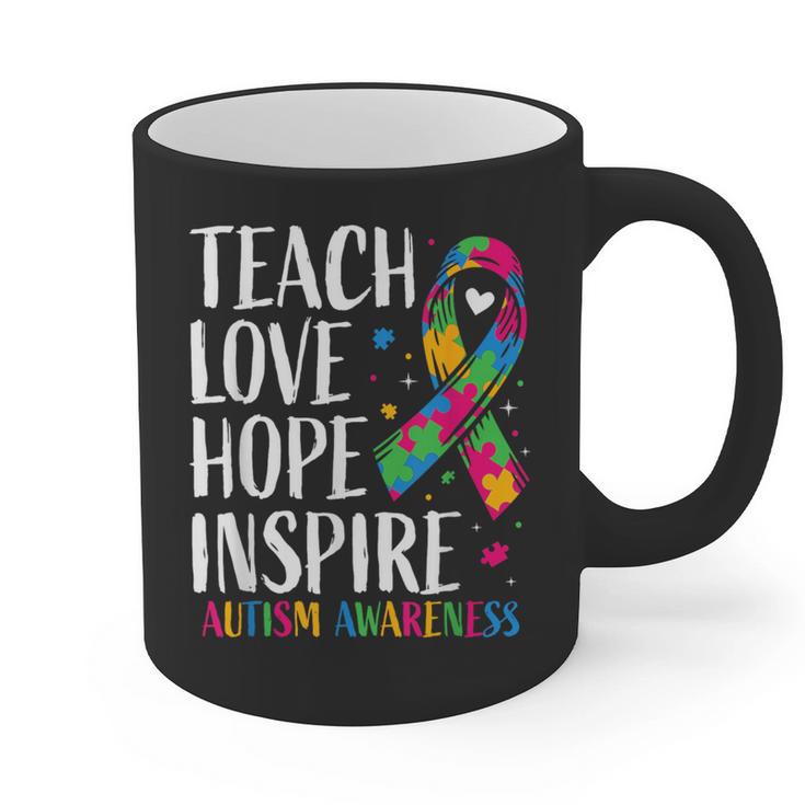 Autism Awareness Ribbon Mom Dad Kids Autistic Support Autism Graphic Print Coffee Mug Autism Awareness Ribbon Mom Dad Kids Autistic Support Autism Graphic Print Coffee Mug
