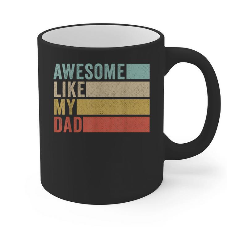 Awesome Like My Dad Graphic Print Coffee Mug
